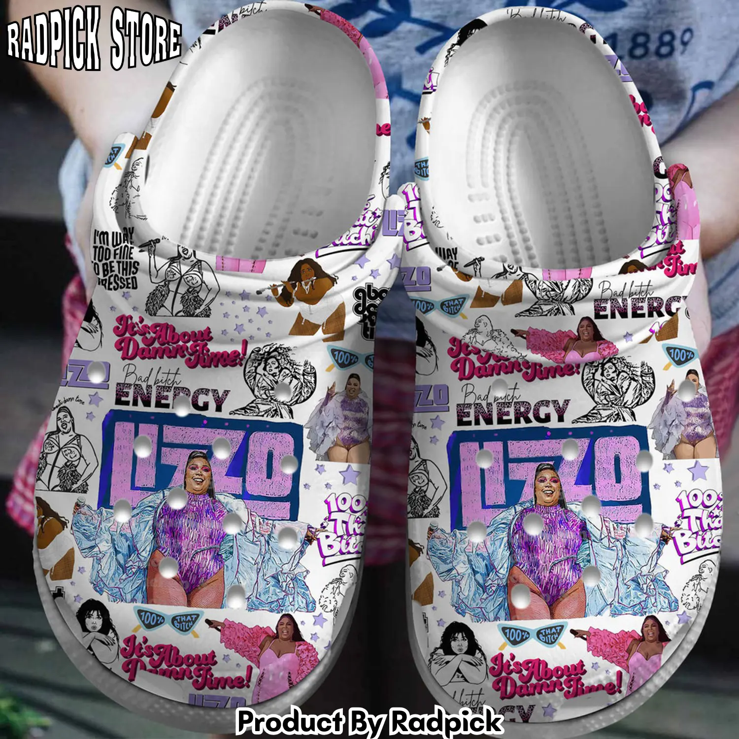 Radpick premium lizzo music clogs shoes comfortable for men women rp6522252